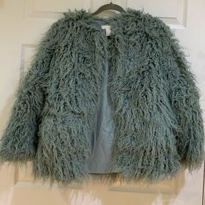 H&M Stylish Fuzzy Jacket